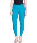 Lux Lyra - Blue Cotton Women's Leggings ( Pack of 1 )