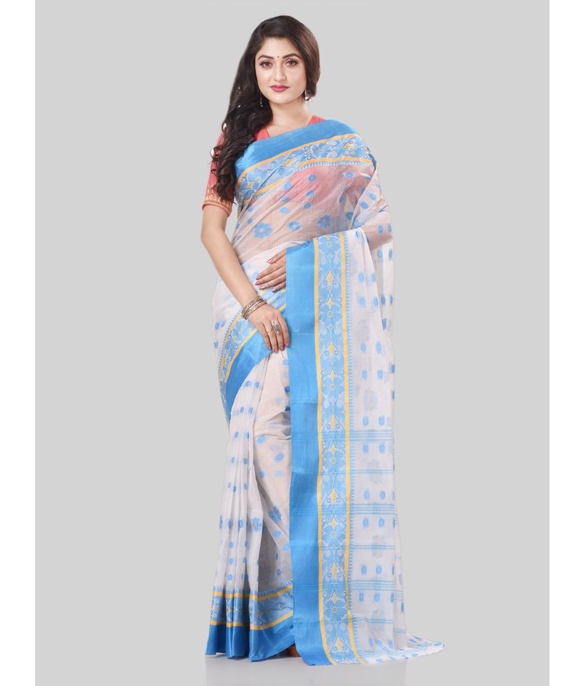 Desh Bidesh - Multicolour Cotton Saree Without Blouse Piece ( Pack of 1 )