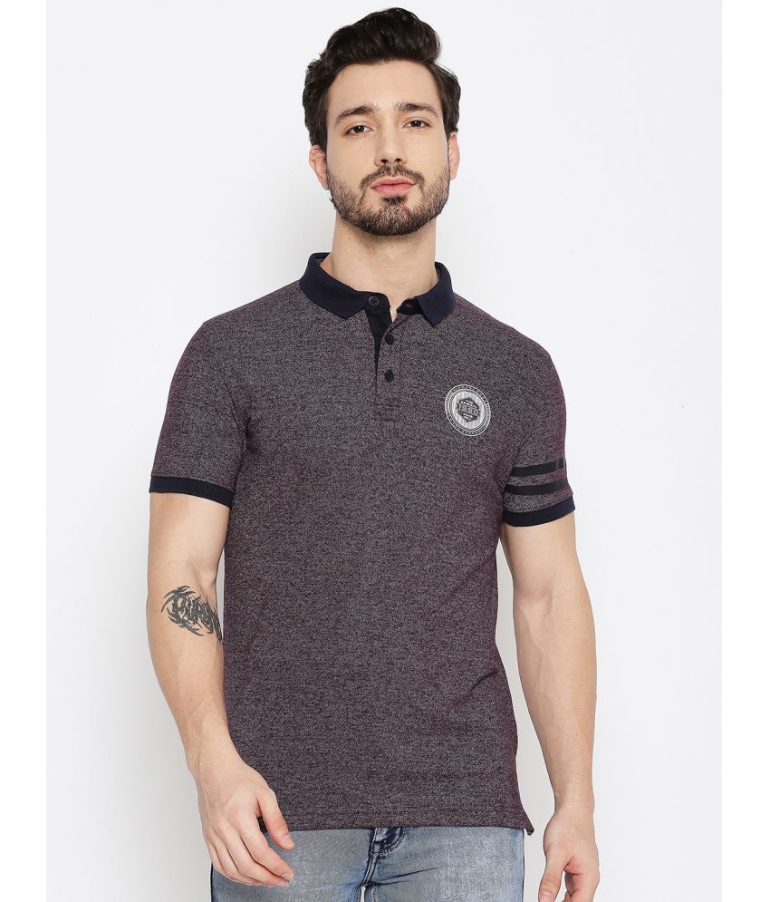     			Duke - Maroon Cotton Blend Slim Fit Men's Polo T Shirt ( Pack of 1 )