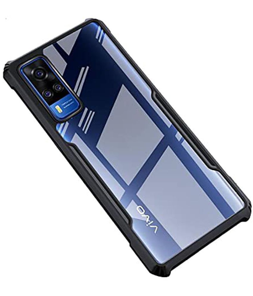     			Kosher Traders - Transparent Polycarbonate Shock Proof Case Compatible For Oppo F19 Pro ( Pack of 1 )