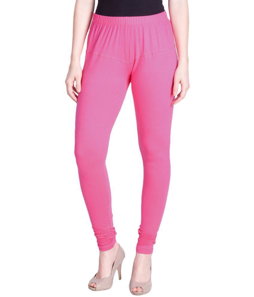     			Lux Lyra - Pink Cotton Women's Leggings ( Pack of 1 )