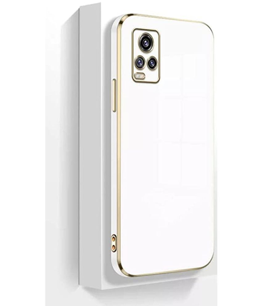     			Megha Star - White Silicon Silicon Soft cases Compatible For Vivo Y73 ( Pack of 1 )