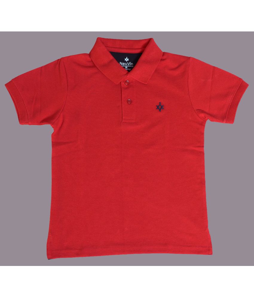     			NEUVIN - Red Baby Boy Polo T-Shirt ( Pack of 1 )