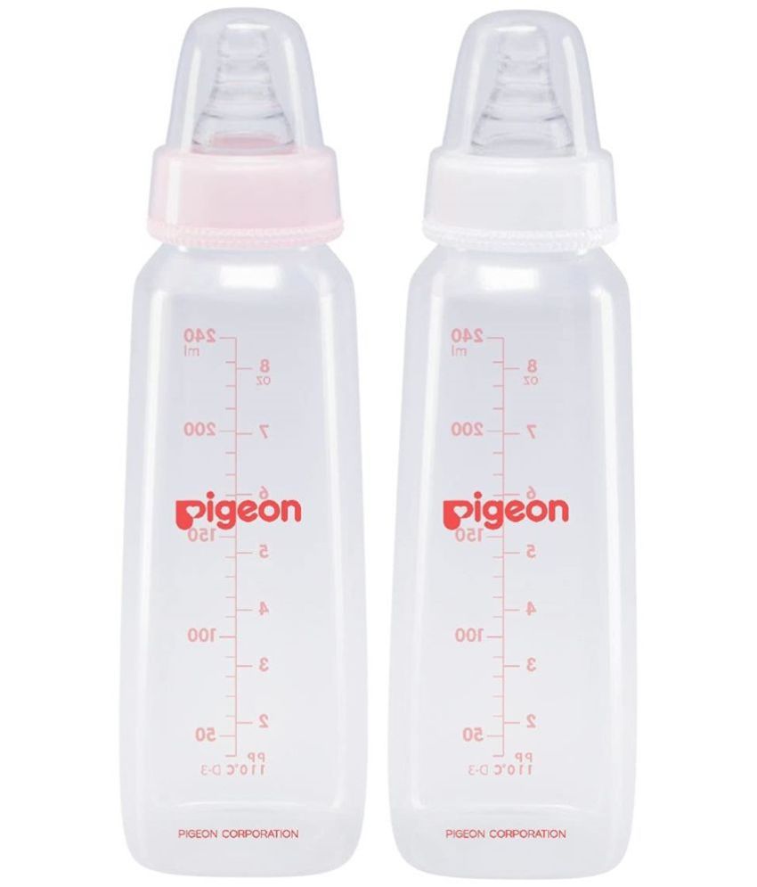     			Pigeon - 240 Pink Feeding Bottle ( Pack of 2 )