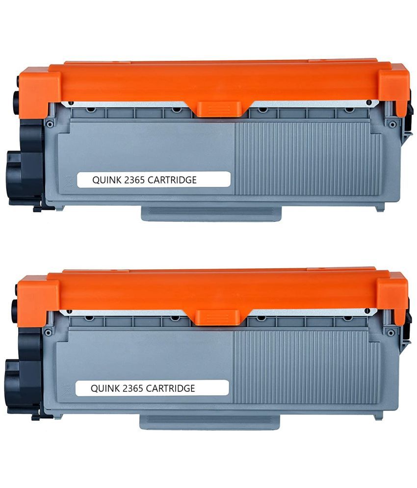 QUINK TN-2365 CARTRIDGE Black Pack of 2 Cartridge for TN-2365 Toner Cartridge Compatible for DCP-L2541,HL-L2321,2365,2380,2360,(2pcs)