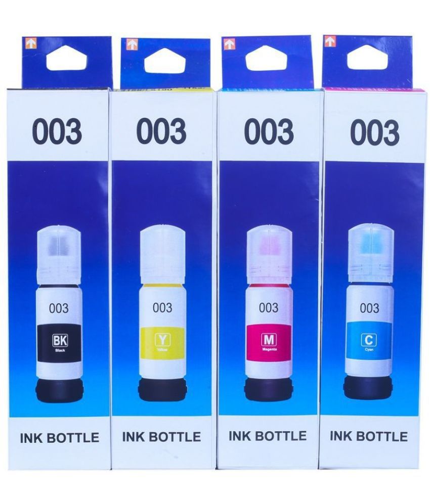     			zokio L3110 Ink For 003 Multicolor Pack of 4 Cartridge for Ink Printers Models: L3110, L3100, L3101, L3115, L3116, L3150, L3151, L3152, L3156
