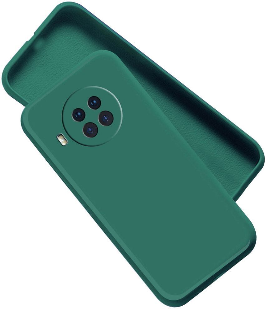     			Artistque - Green Silicon Silicon Soft cases Compatible For Xiaomi Mi 10i 5g ( Pack of 1 )