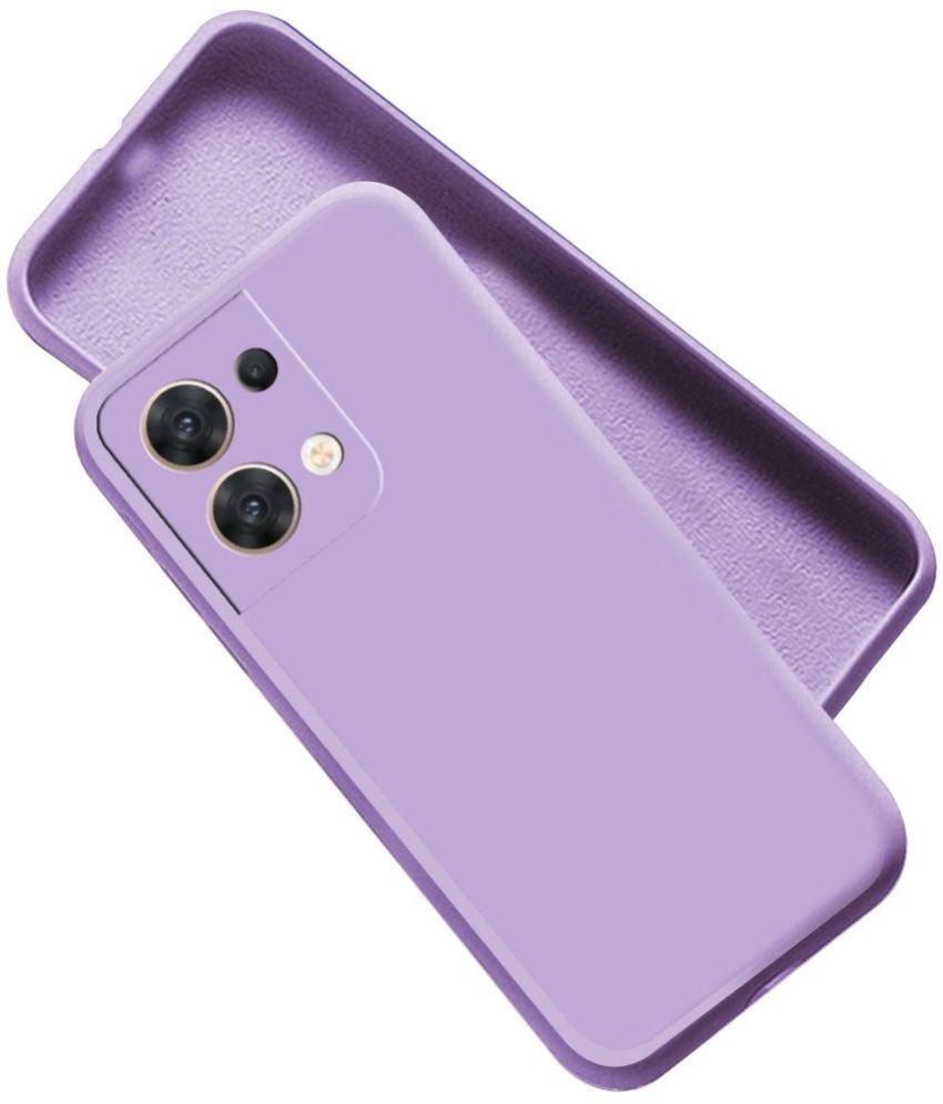     			Artistque - Purple Silicon Silicon Soft cases Compatible For Oppo Reno 8 5G ( Pack of 1 )
