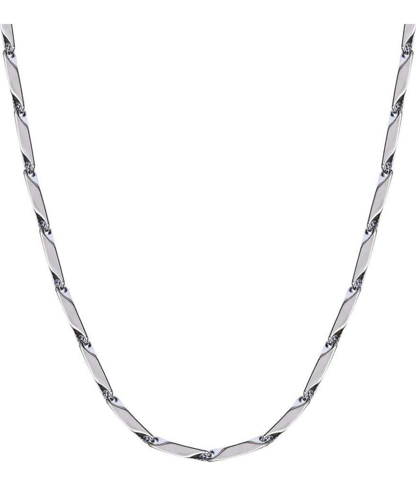     			KRIMO - Silver Plated Chain ( Pack of 1 )