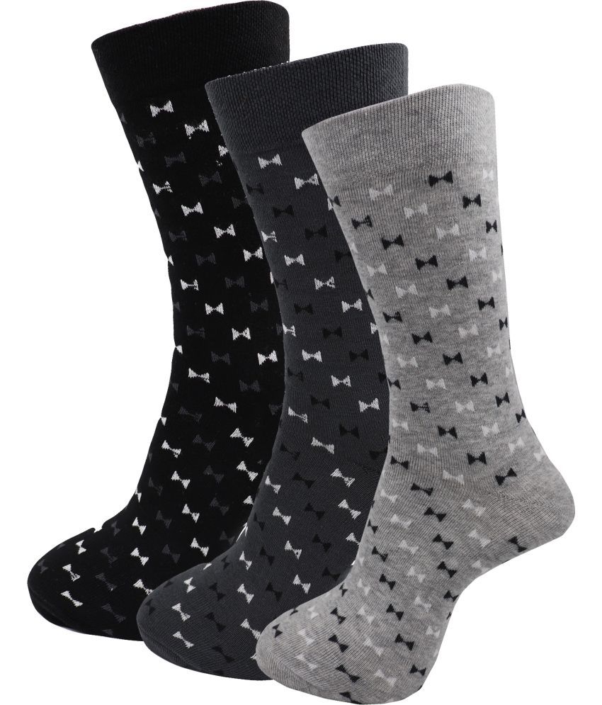    			RC. ROYAL CLASS - Cotton Men's Self Design Multicolor Mid Length Socks ( Pack of 3 )