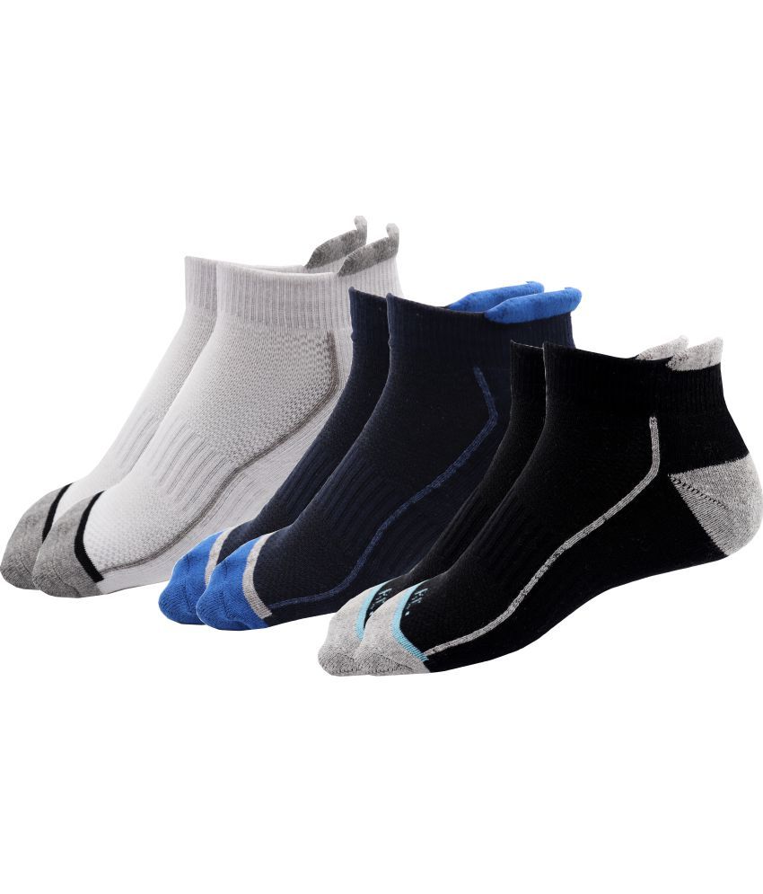     			RC. ROYAL CLASS - Cotton Men's Colorblock Multicolor Low Cut Socks ( Pack of 3 )