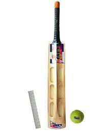 Trex Bolt 1000 Designer Scoop Poplar Willow Cricket Bat With Free Tennis Ball &amp; Bat Grip Cricket Kit