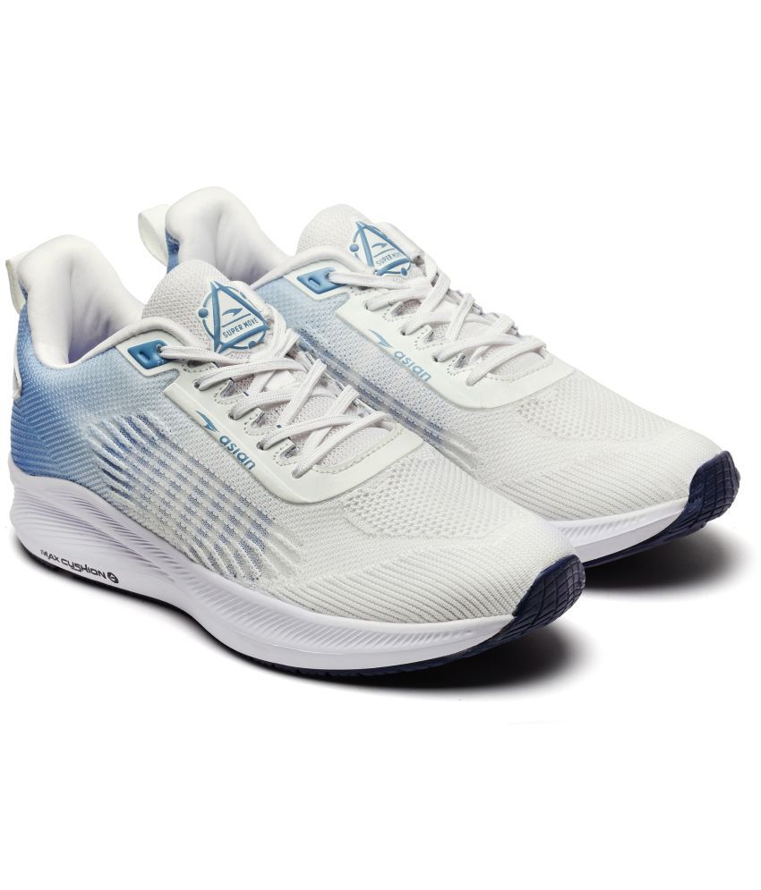     			ASIAN - INNOVA-08 White Men's Sports Running Shoes