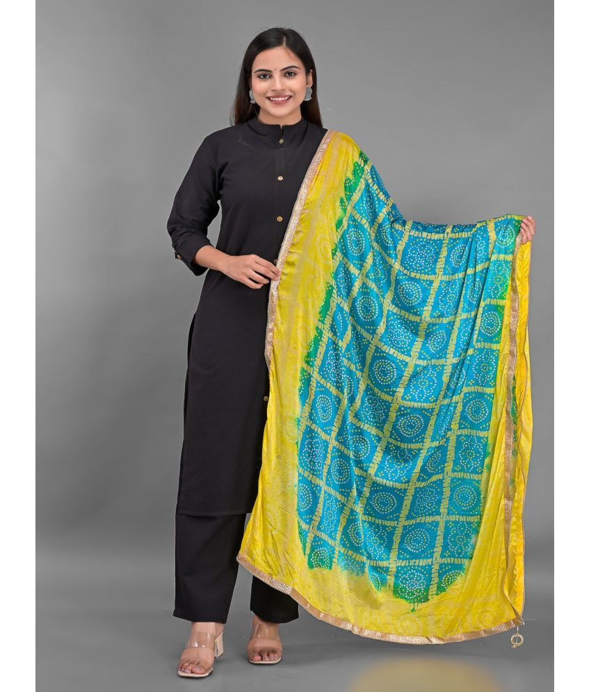     			Anjaneya Creations - Multicoloured Silk Women's Dupatta - ( Pack of 1 )