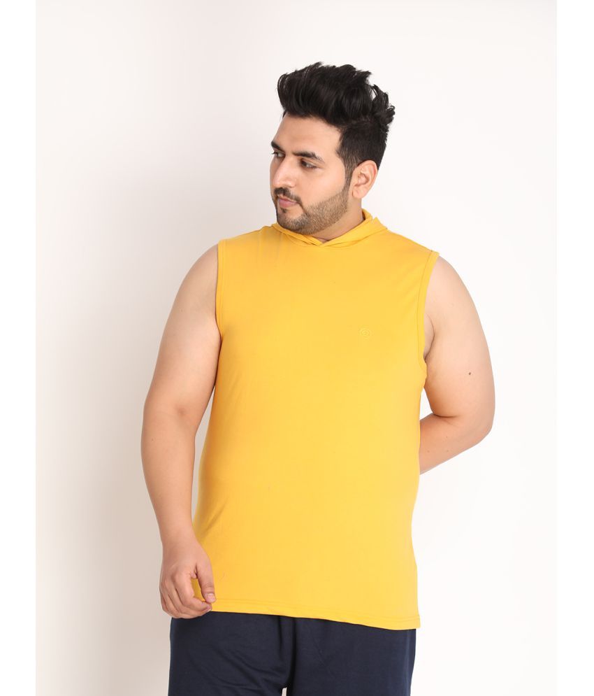     			Chkokko Pack of 1 Polyester Regular Fit Men's T-Shirt ( Mustard )