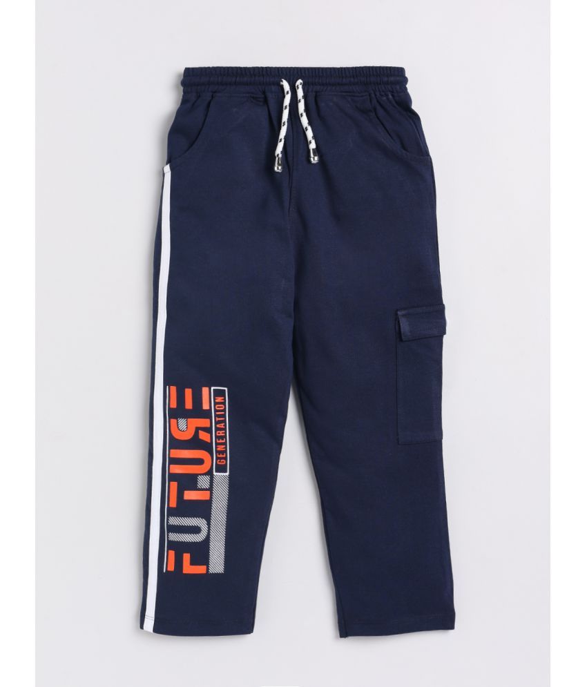     			Nottie planet - Navy Cotton Boys Trackpant ( Pack of 1 )