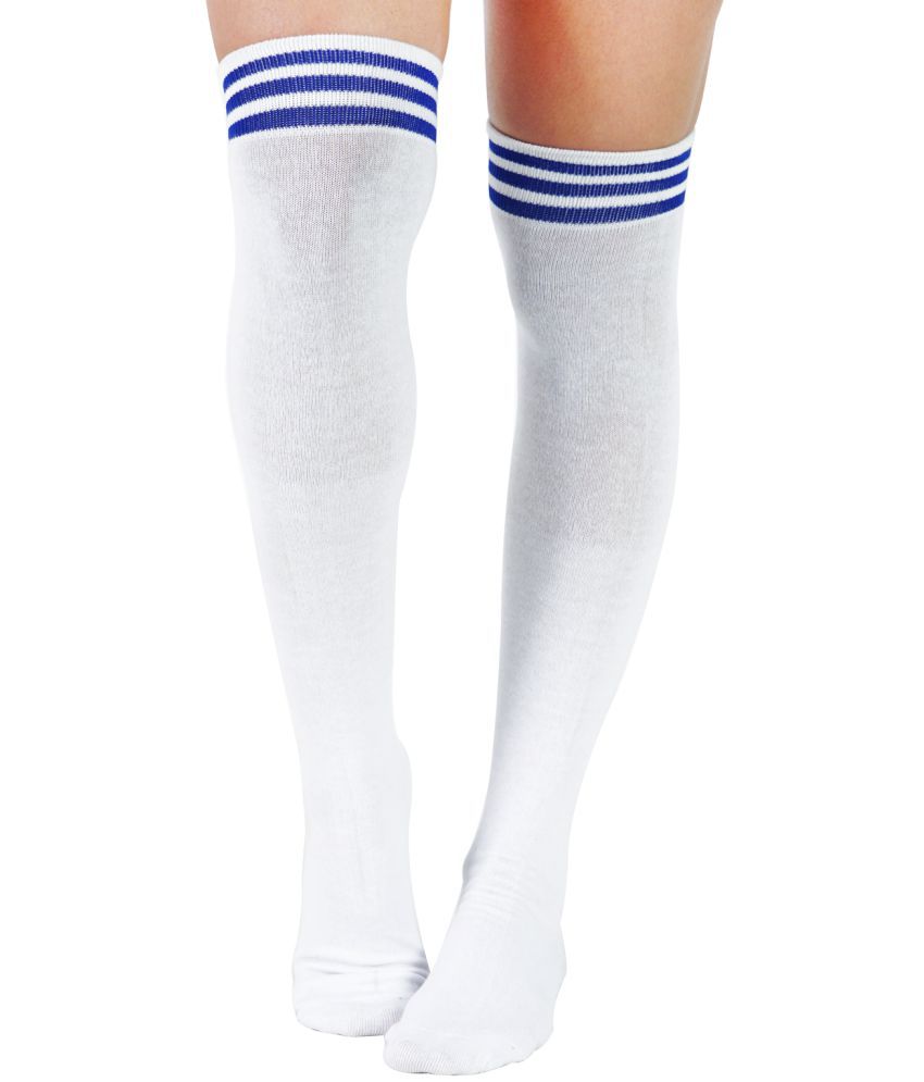     			RC. ROYAL CLASS - White Cotton Women's Half length Stockings ( Pack of 1 )