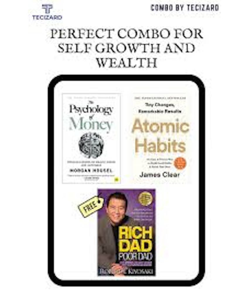     			The Psychology Of Money + Rich Dad Poor Dad Atomic habits