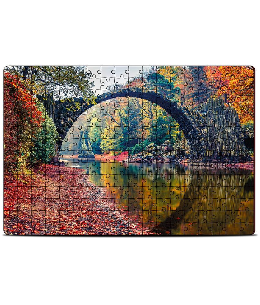     			Mini Leaves Kromlau Park Saxony Germany Wooden Jigsaw Puzzles for Adults | Jigsaw Puzzle for Kids & Adult 252 Pieces