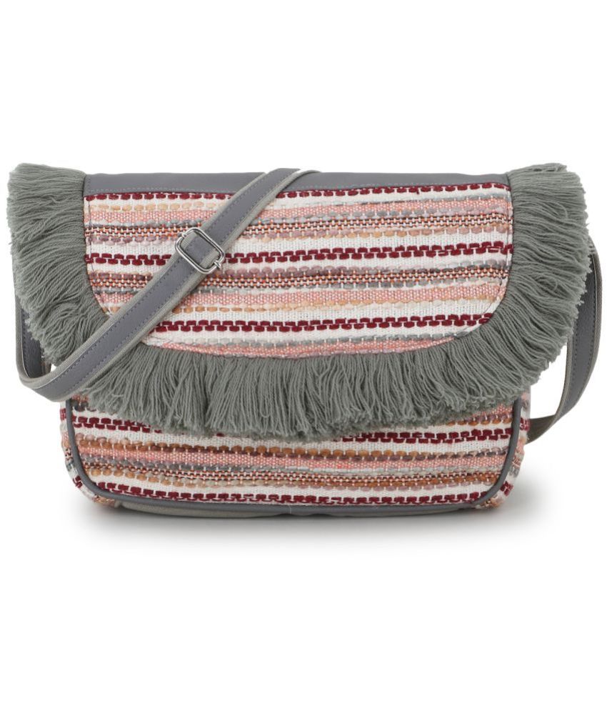     			Anekaant - Multicolor Fabric Sling Bag