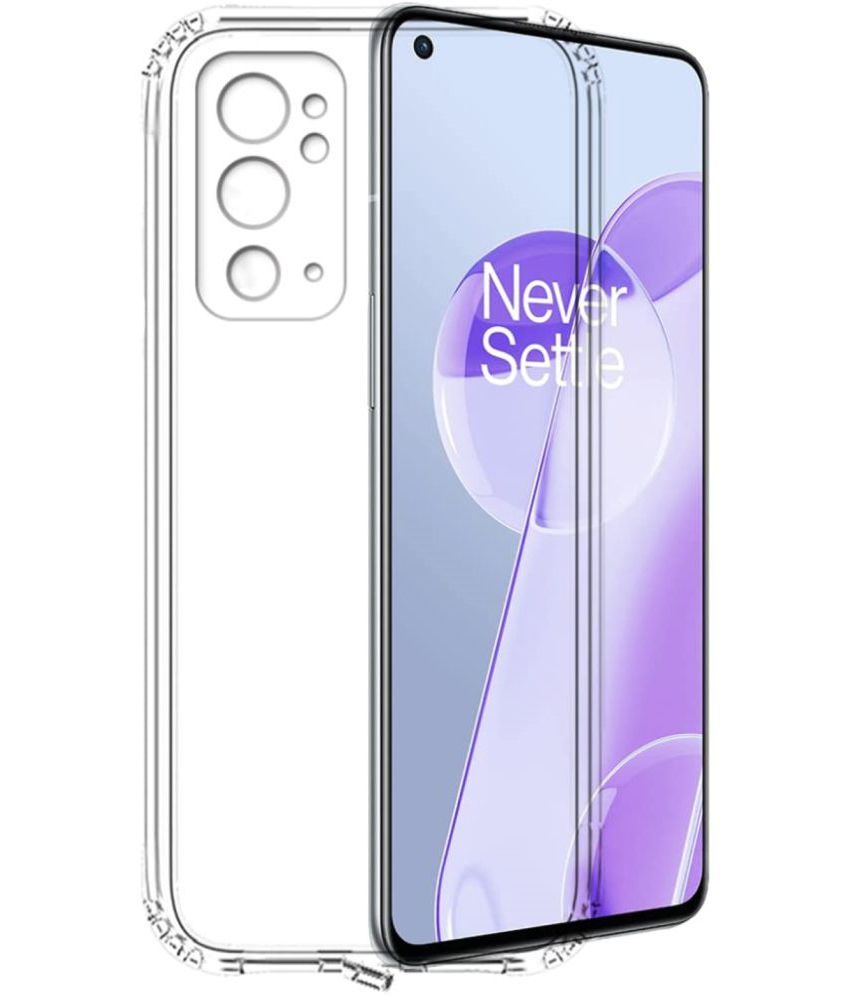     			Case Vault Covers - Transparent Silicon Silicon Soft cases Compatible For OnePlus 9RT ( Pack of 1 )