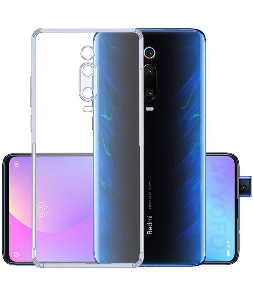     			Case Vault Covers - Transparent Silicon Silicon Soft cases Compatible For Xiaomi Redmi K20 Pro ( Pack of 1 )