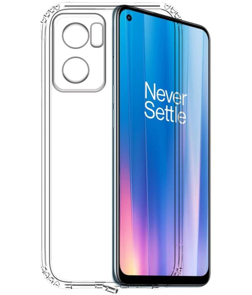     			Case Vault Covers - Transparent Silicon Silicon Soft cases Compatible For Oneplus Nord Ce 2 5G ( Pack of 1 )