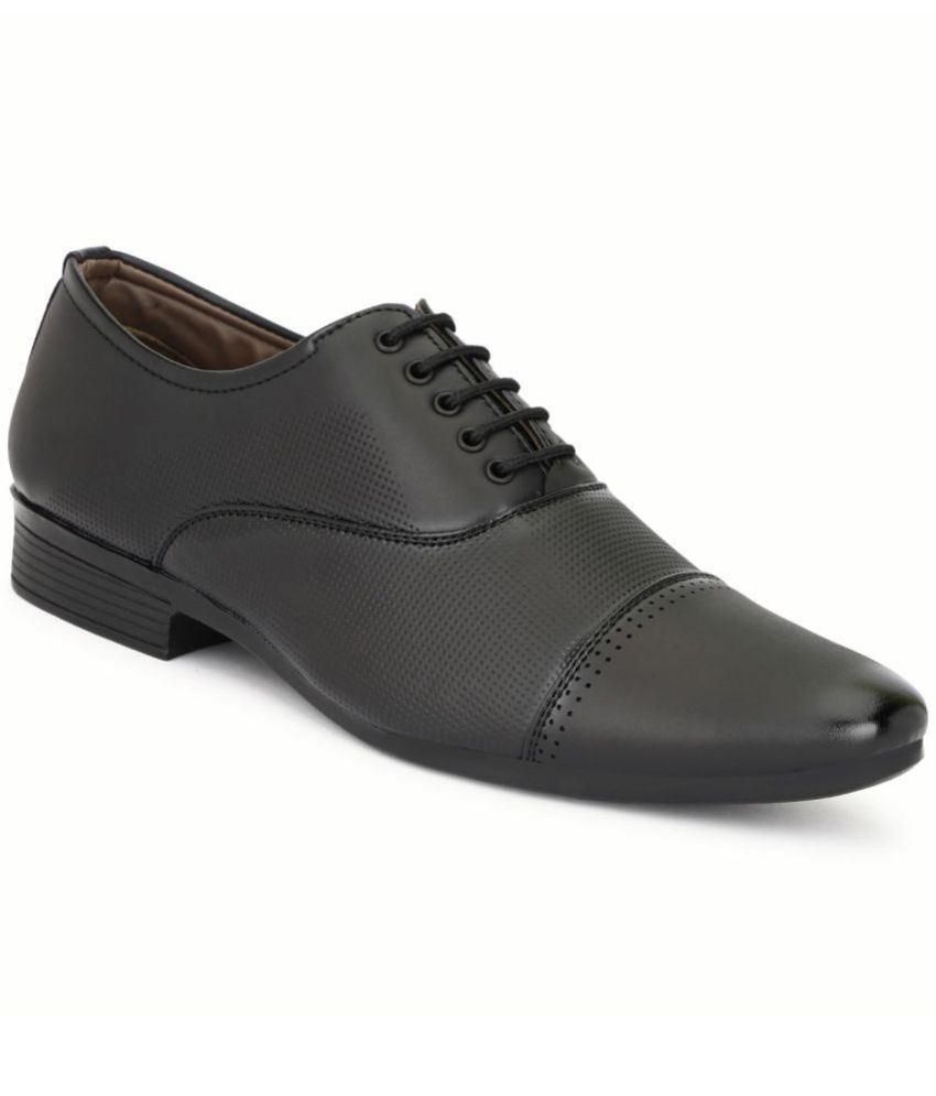     			MARKRANGE - Black Men's Oxford Formal Shoes