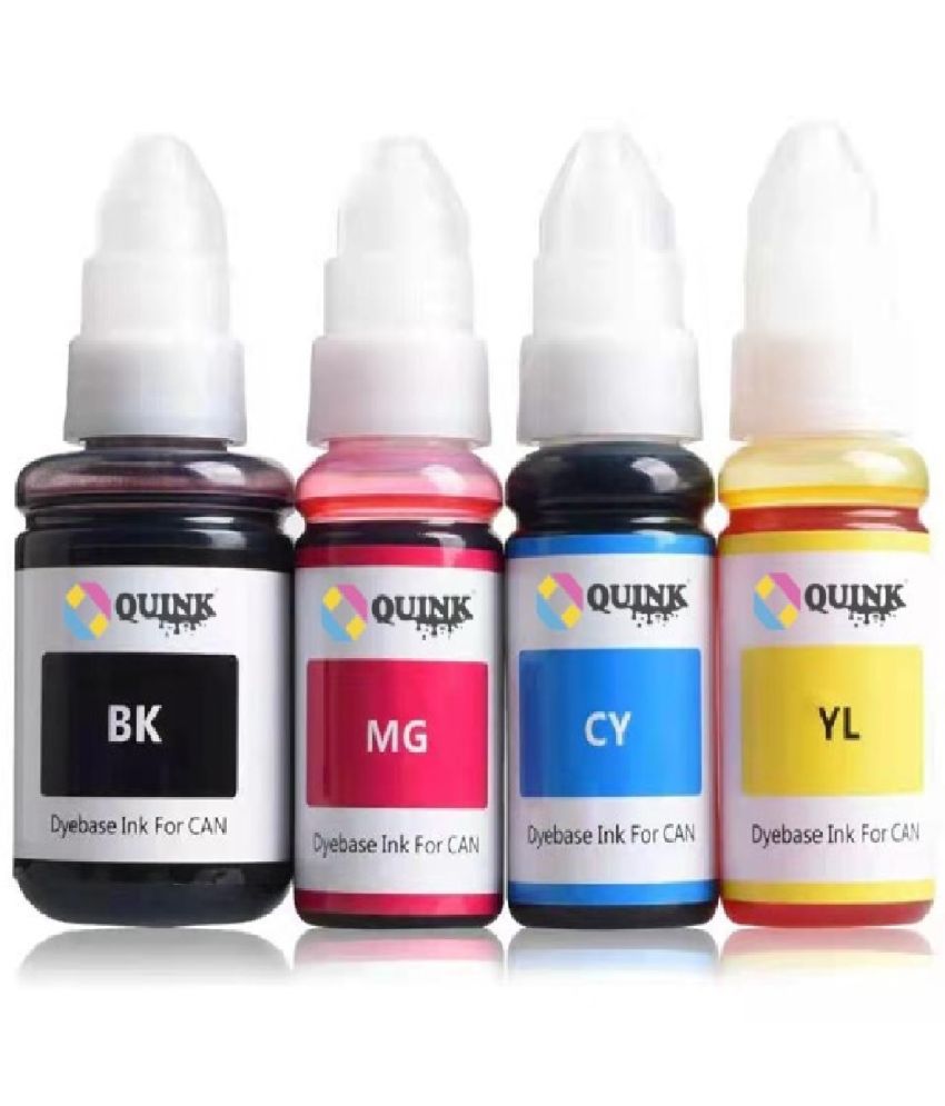 QUINK 790 REFILL INK Multicolor Color and Black Cartridge for G1000,G1010,G1100,G2000,G2002,G2010,G2012,G2100,G3000,G3010,G3012,G3100,G4000,G4010