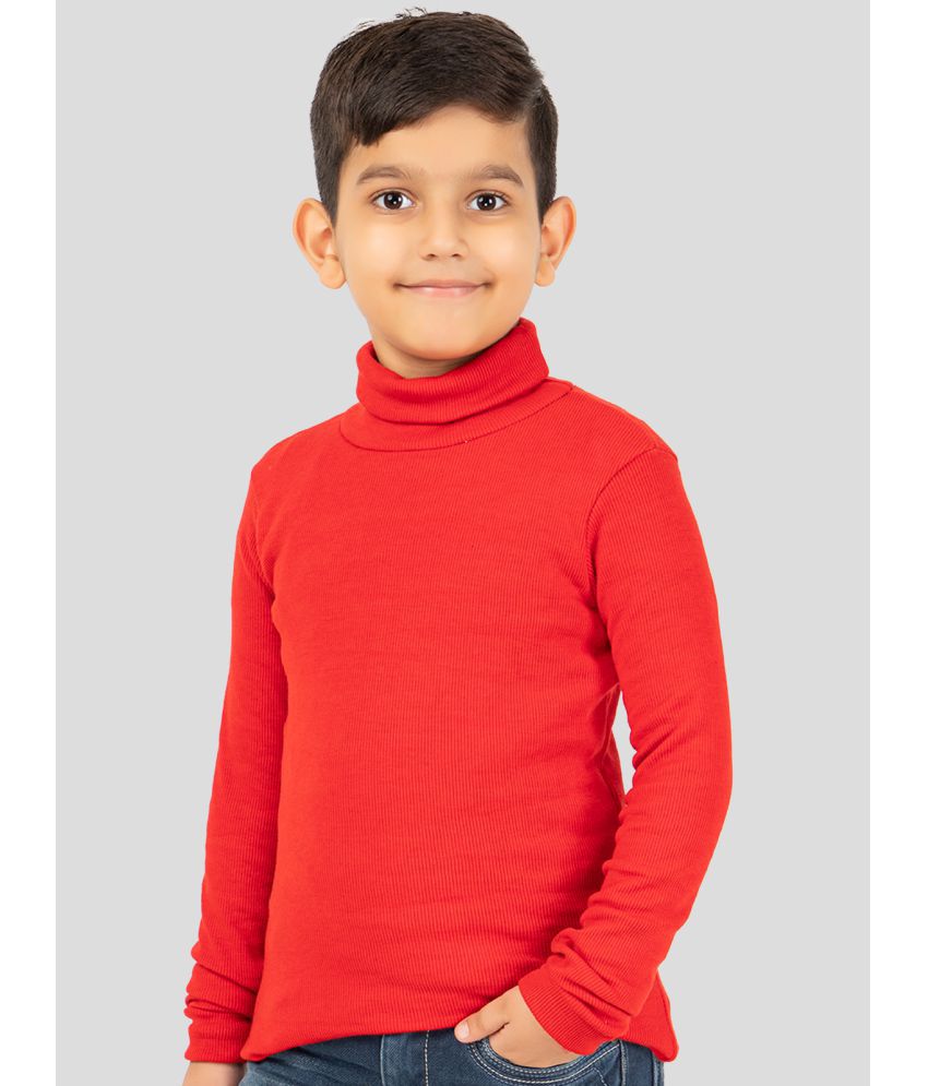     			YHA - Red Woollen Blend Boy's Pullover Sweaters ( Pack of 1 )