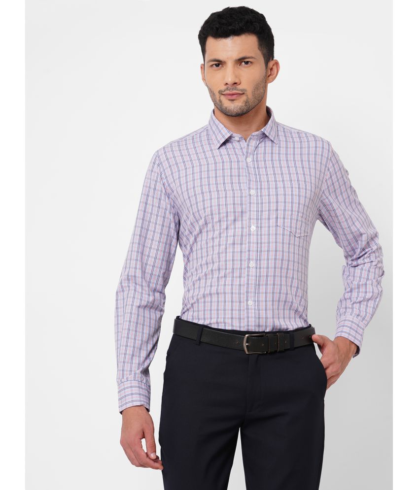 Solemio - Blue Cotton Regular Fit Men's Formal Shirt ( Pack of 1 )