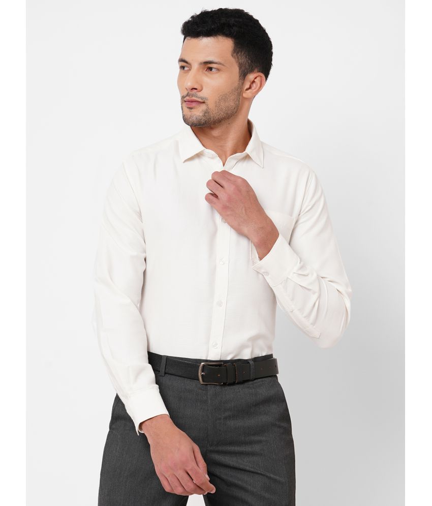     			Solemio - White Polyester Regular Fit Men's Formal Shirt ( Pack of 1 )