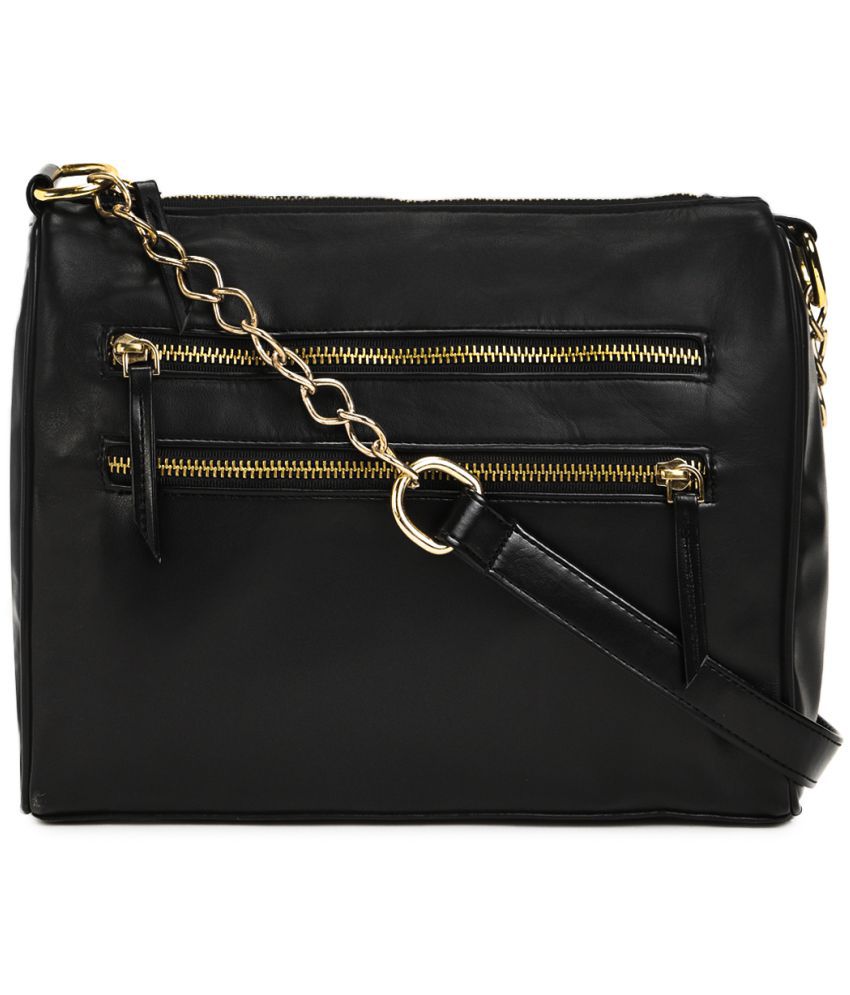     			Style Smith Black Solid Women Sling Bag