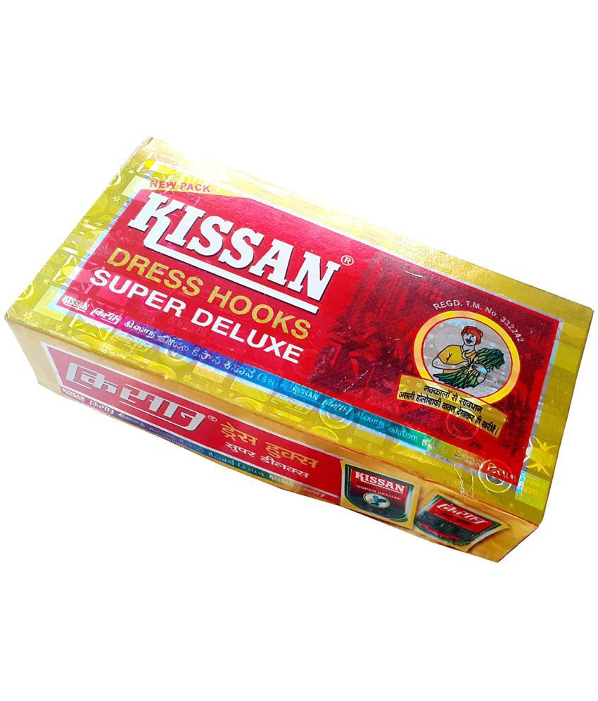     			Kissan Dress Hooks Super Deluxe Box - 15 Pack (15*100 = 1500 Pcs)