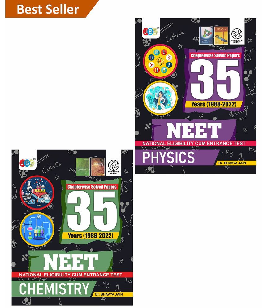     			JBC PRESS 35 Previous Year NEET Physics & Chemistry Set of 2 Books, NEET 2023 Preparation Books, Revised Edition, Every NTA Neet 35 Years Questions