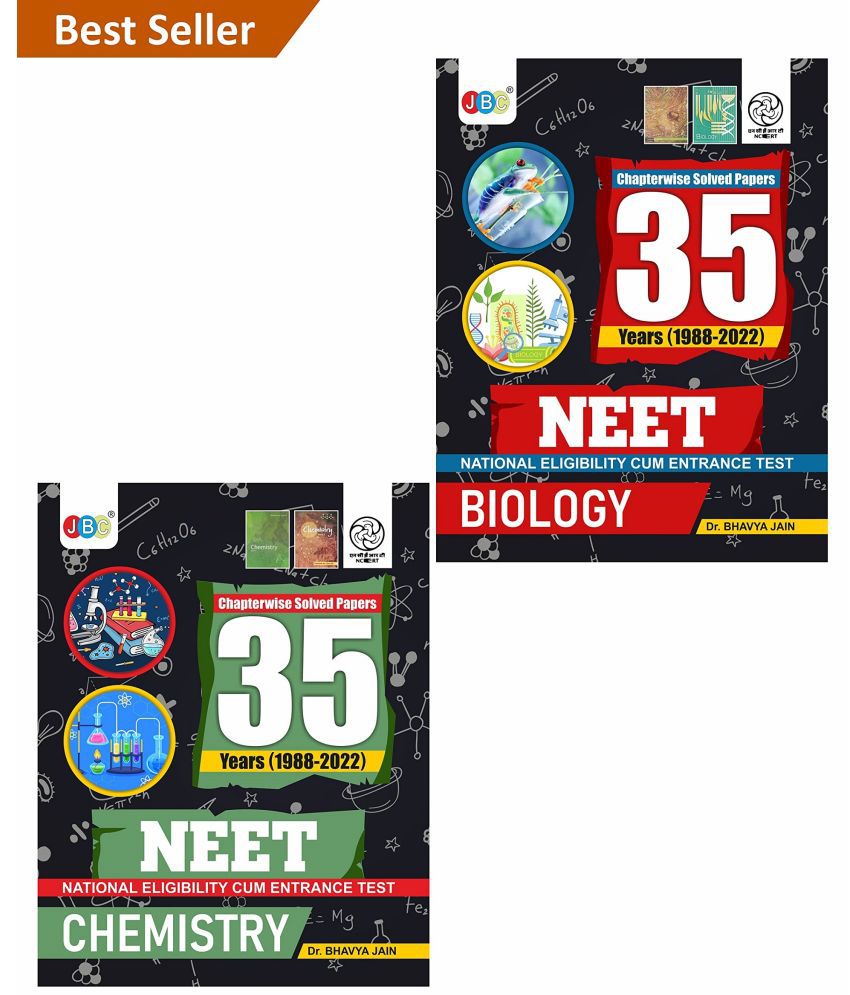     			JBC PRESS 35 Previous Year NEET Chemistry & Biology Set of 2 Books, NEET 2023 Preparation Books, Revised Edition, Every NTA Neet 35 Years Questions