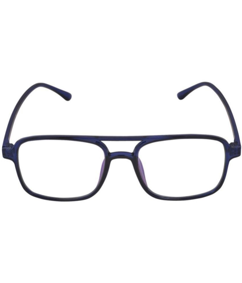     			Peter Jones - Blue Full Rim Square Computer Glasses ( Pack of 1 )