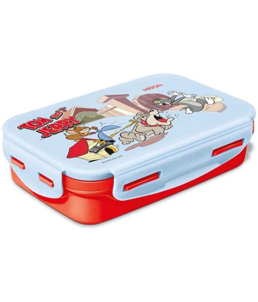     			Milton - Steely prime Big,Red Red Stainless Steel School Lunch Boxes ( Pack of 1 ) 500 ml