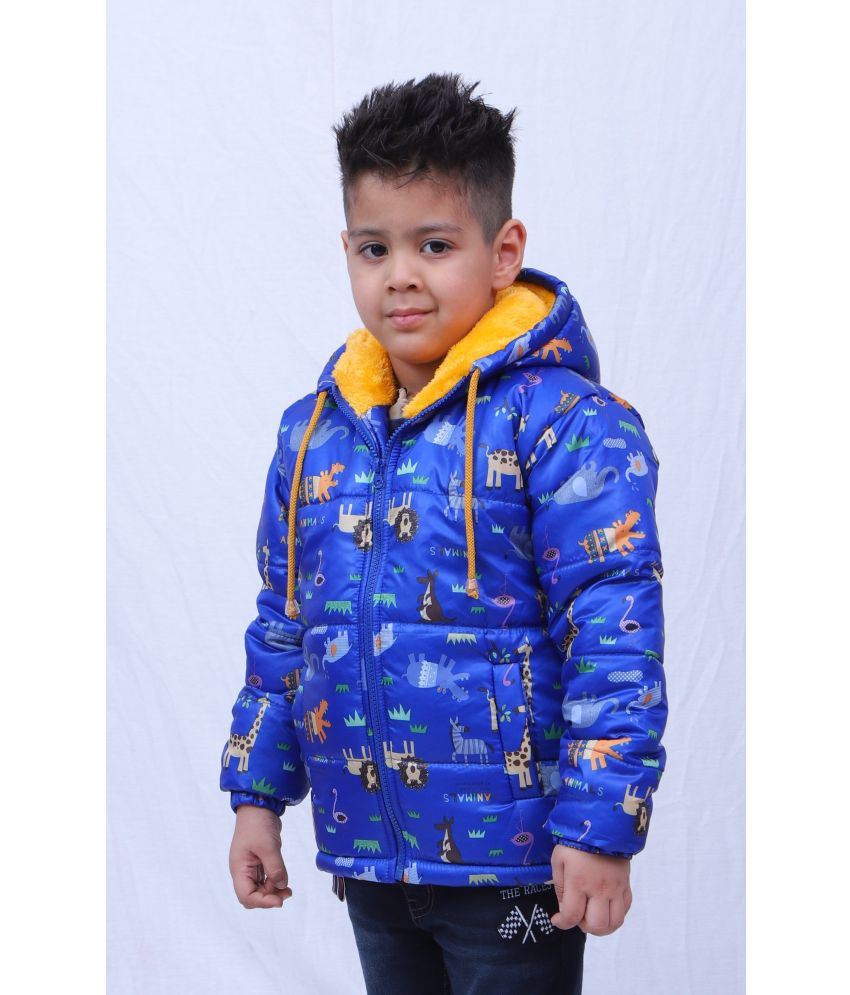     			VERO AMORE - Blue Polyester Boys Casual Jacket ( Pack of 1 )