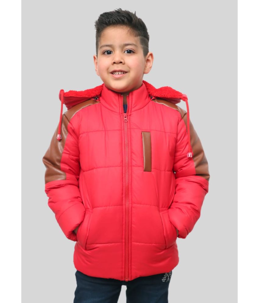     			VERO AMORE - Red Polyester Boys Casual Jacket ( Pack of 1 )