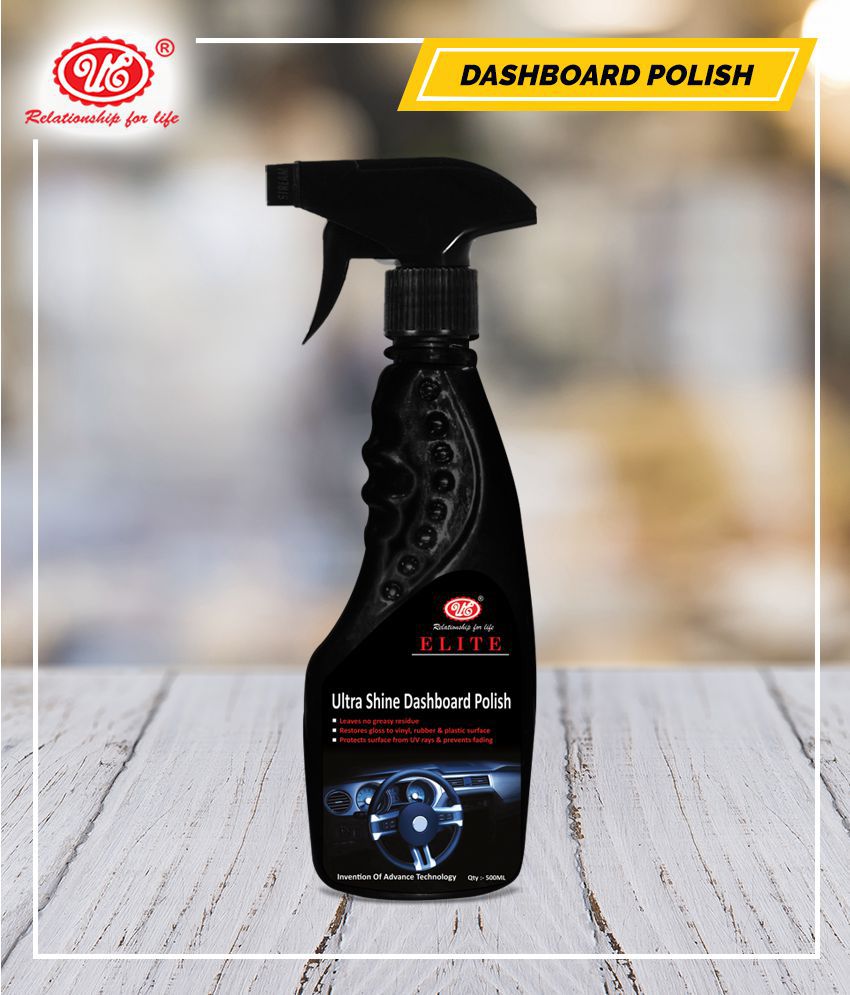     			UE Elite Ultra Shine Dashboard Polish- 500 ml | Dashboard Cleaner | Dashboard Dresser | Dry to Touch and Rich Matte Finish (Plastic, Rubber, Leather Seat)