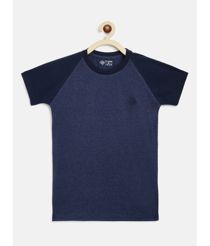 CHIMPRALA - Blue Cotton Boy's T-Shirt ( Pack of 1 )