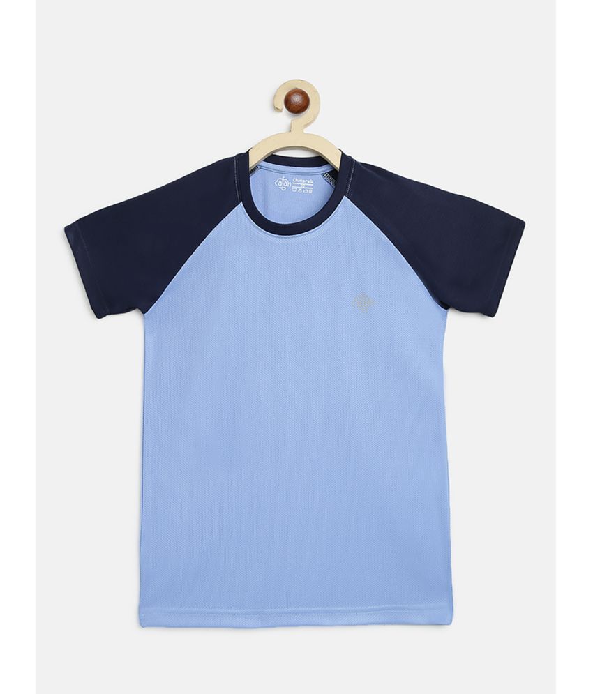 CHIMPRALA - Light Blue Polyester Boy's T-Shirt ( Pack of 1 )