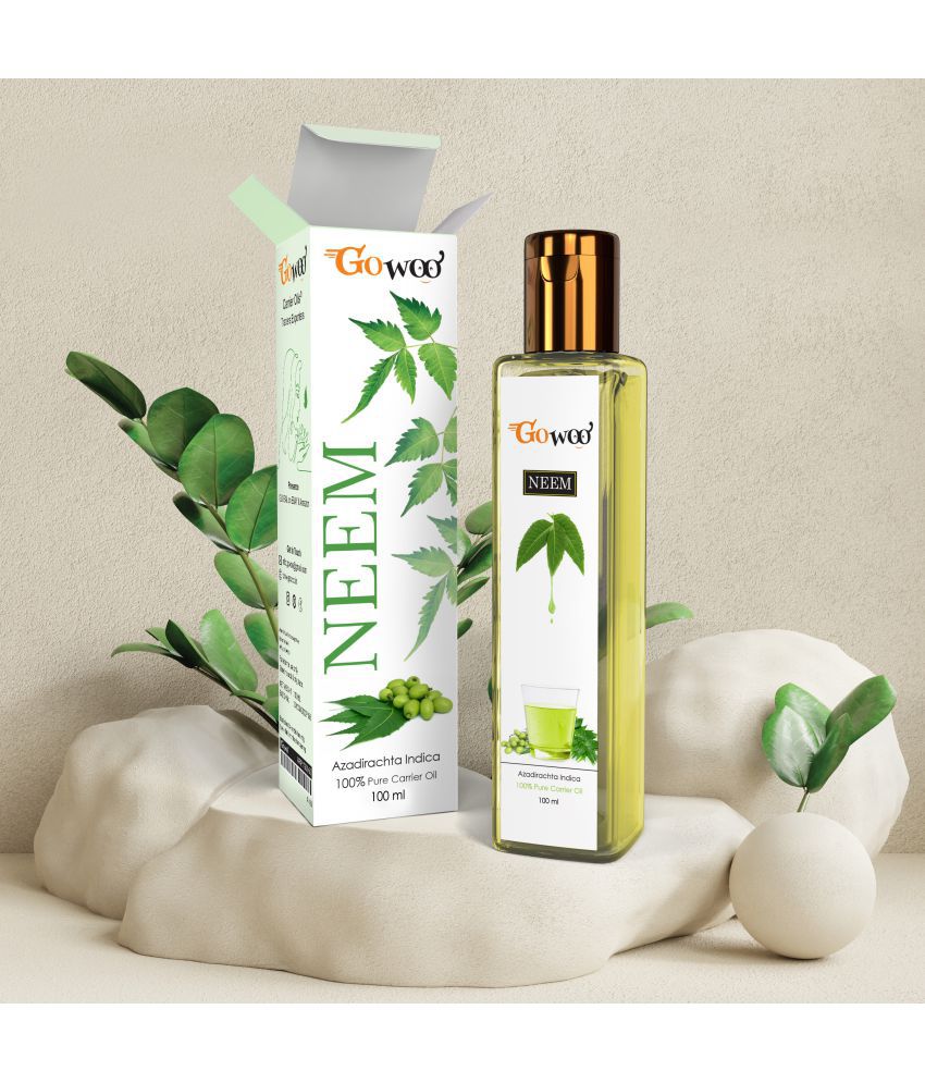     			GO WOO 100% Pure neem carrier oil good for hair (100 ml)