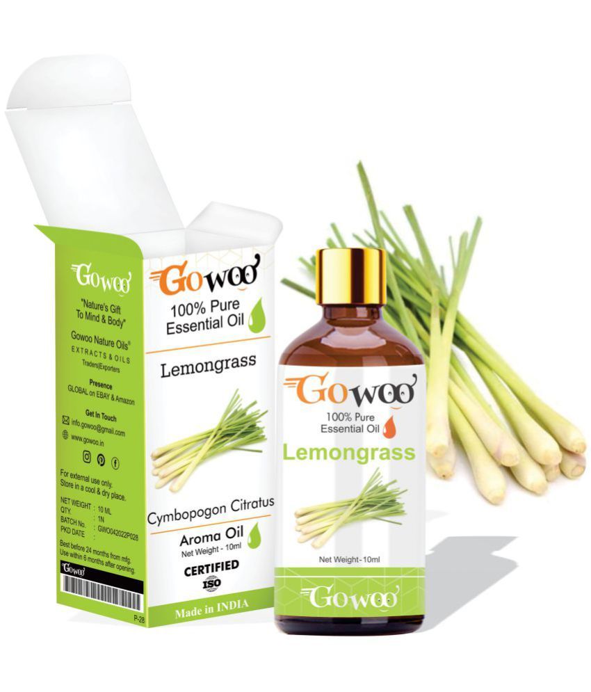     			GO WOO 100% Virgin Lemongrass Essential Oil (10 ml)