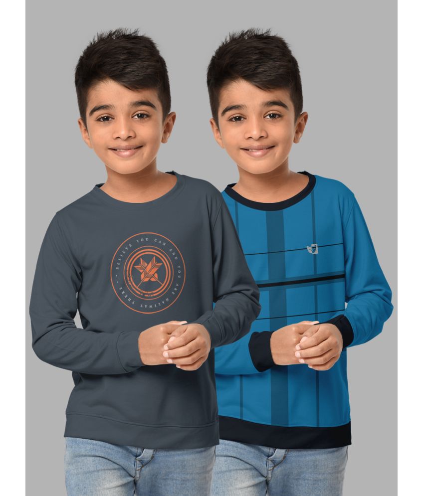     			HELLCAT - Multi Color Cotton Blend Boys Sweatshirt ( Pack of 1 )
