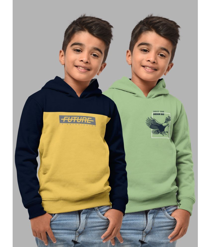     			HELLCAT Pack of 2 Boys Cotton Blend Sweatshirt ( Multicolor5 )