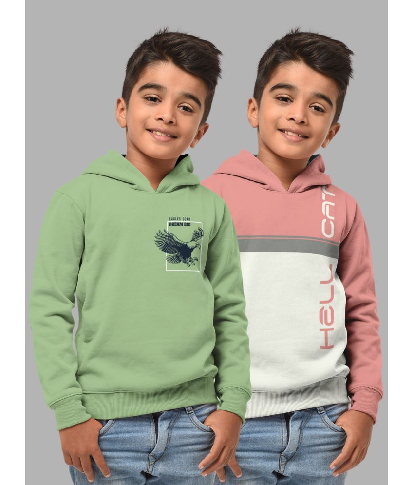     			HELLCAT - Multi Color Cotton Blend Boys Sweatshirt ( Pack of 2 )