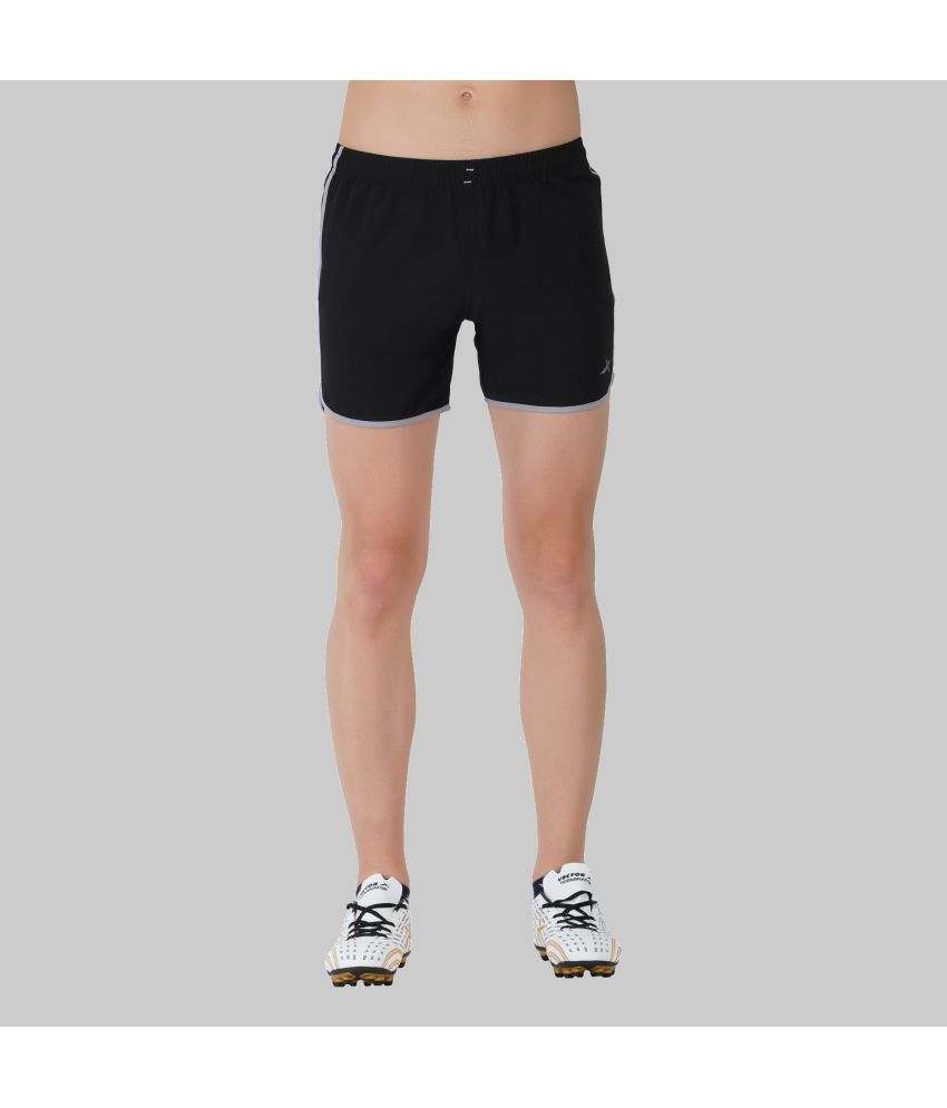     			Vector X - Black Polyester Men's Running Shorts ( Pack of 1 )