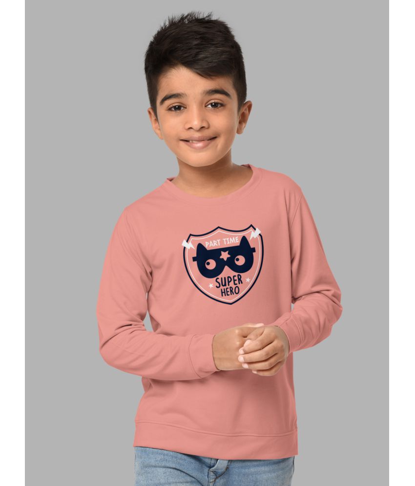     			HELLCAT - Pink Cotton Blend Boys Sweatshirt ( Pack of 1 )